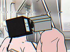 Skibidi toilet hentai shows tv woman blowing cameraman in uncensored animation. 😈