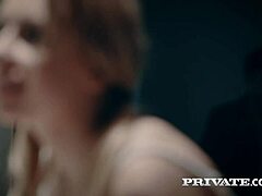 Daniella Margot's anal debut in stockings