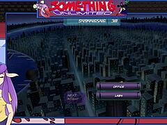 Teen dances with big ass in hentai game. 😊