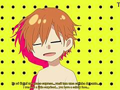 Watch Sasaki and Miyano in this gay hentai where the femboy boyfriend gets bara action.