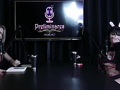 Brazilian teen in cosplay lingerie shows tattoos and gets sucked