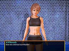 My new family 498 features blonde with small tits in game