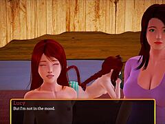 My new family 498 features blonde with small tits in game