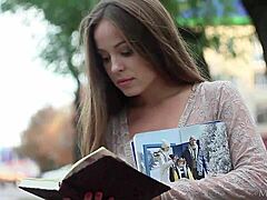 MetArt - Arina G Slowly Undressing to Show Her Hairy Brunette Beauty