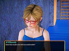 My new family 498 features blonde with small tits in game