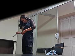 偷窥UNAM大学性感秘书