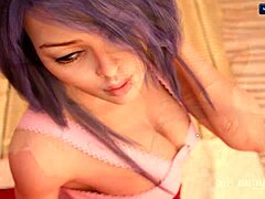 Asian Teen Whore Sucks Hairy Pussy in Office Scene