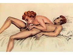 Vintage Comic Drawings Collection