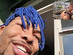 casal fudendo na varanda, e eu entrei na brincadeira?