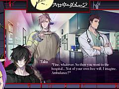 Slow damage part 8 features skinny bodybuilder in gay japanese anime