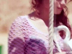 Tan Girlfriends LOVE Outdoor Sex and Licking! So Hot!