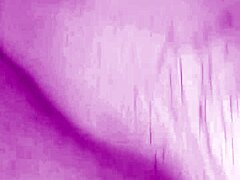 I’m amazed as this juicy milf strokes her lover’s cock till he explodes on her big tits