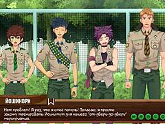 game friends camp episode 34 with russian voiceover and scoutmaster permission