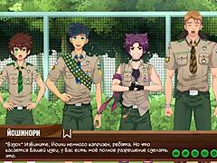 game friends camp episode 34 with russian voiceover and scoutmaster permission