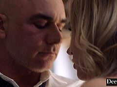 Anna Claire explores deeper in suggestive anime scene