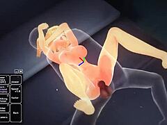 Blonde Anime Girl Having A Lot Of Fun In Hentai Adventures