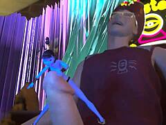 I lick in crazy 3some with busty girls