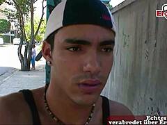 Wow, Latino Hunks Try First Gay Anal with Monster Cock!