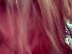 trans woman gives amazing blowjob look