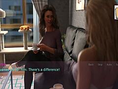 Cartoon Wife and Stepmother in Wild Game Scene