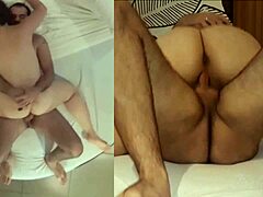 my huge butt amateur girlfriend twerks on cock in cowgirl, moaning hardcore