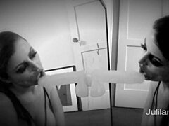 Brunette Sophie Dee Has Taken That Dildo Deep Down Her Throat