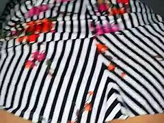 Fiesta en mi casa, compa�era finge no sentir mi verga pero queria que la chimara, secretaria chapina