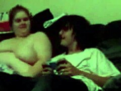 wife deepthroats then gets creampied