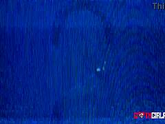 Curvy goth Avalon Mira moans loud. Her wild ride on a big cock thrills.