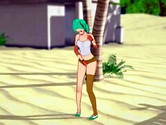 Bulma, caught jerking off in Kame House, wanna join?