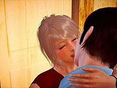 my new family has big tits and blonde hair wow!