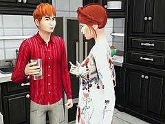 hey, wanna see mature woman help stepson after catching him masturbating?