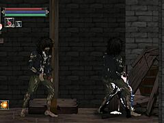 Night scenes in the slums underground passage