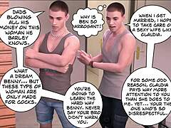 busty mature wife cheats with monster cock in 3d comic, cumshot everywhere