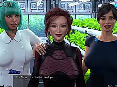 Stranded in space 2, cute step sisters seduce with huge boobs