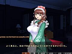 maid-san to boin game hozuki scene 4 english