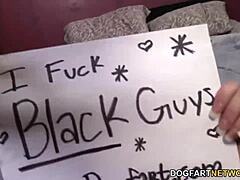 Unbelievable! Miley May Handles a Massive Black Cock!