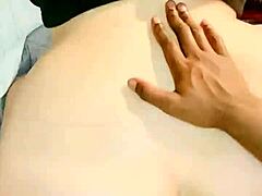 Watch this slow creampie with big black cock in interracial action