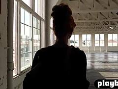 yo, check this cute canadian teen hailey afton strip down in hot gear