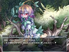 the dryad in this anime hentai game is a beautiful character with lots of fun interactions.