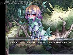 the dryad in this anime hentai game is a beautiful character with lots of fun interactions.