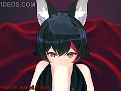 White Girl Eagerly Sucks My Big Cock In Hentai