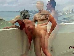 johnny and robbie rivers barebacking in the penthouse pool