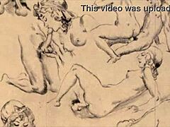 Vintage Erotic Drawings of Anime Hentai