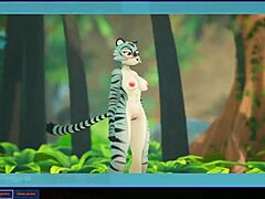 Sapphire Safari Futanari Tease on Desert Island Shoot