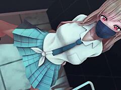 Kitagawa Finds Herself In An Unexpected Toilet Situation In The Anime.