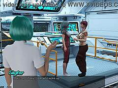 Stranded in Space: Hot Indian MILF in Curvy Outfit