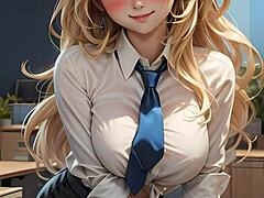 yo, lily summers getting wild at the office in malax project! 😈