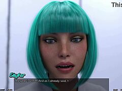 Stranded in space, waking up with good news in 3d game