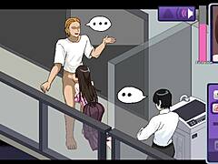 Hentai game ntraholic contrasts wife gangbang with husband catching her chatting part 4.
